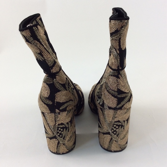 Steve Madden Goldie Sequin Embroidered Bootie - Picture 6 of 6